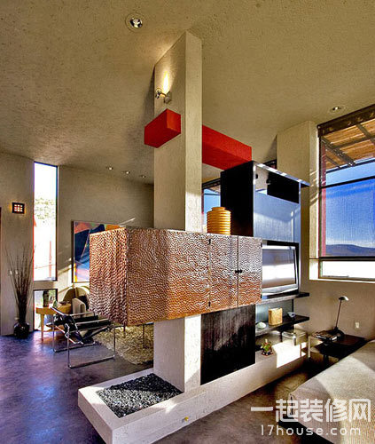 大户型客厅用隔断做电视墙 大户型客厅用隔断做电视墙